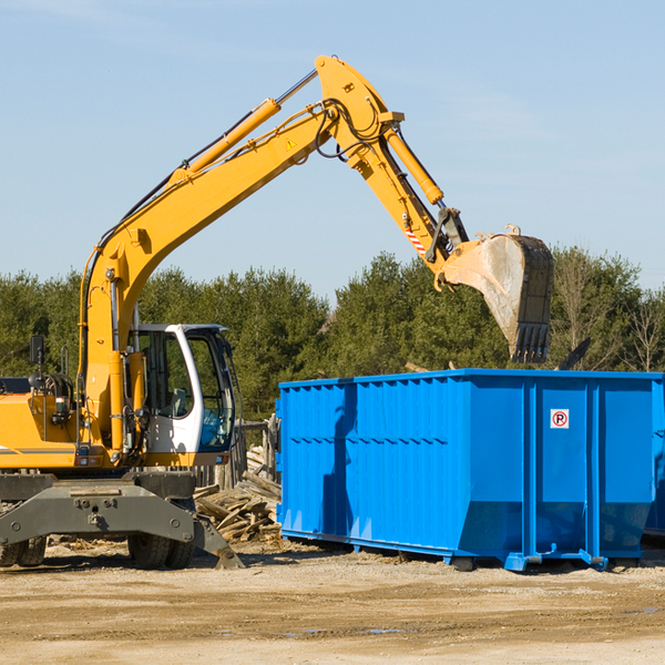 are there any restrictions on where a residential dumpster can be placed in Tuppers Plains